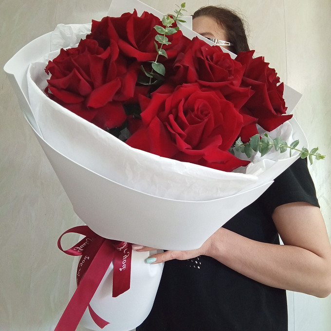 Купить с доставкой. Французская роза 5 шт