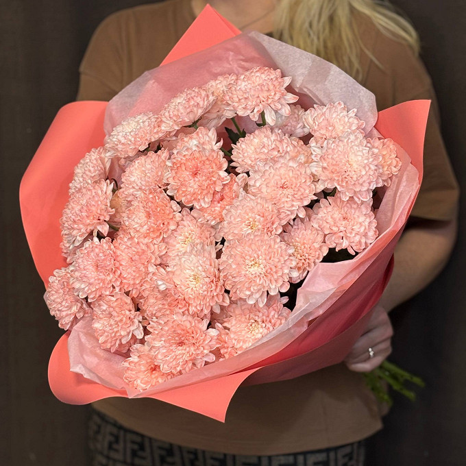 Купить с доставкой. Букет "Коралловое дуновение"