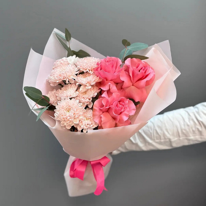 Букет "Дофамин" с французской розой